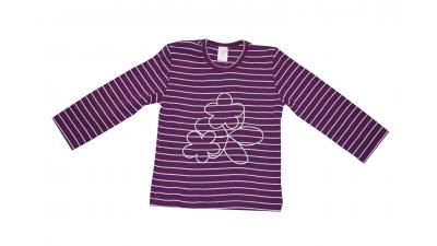 Детска блуза - Цветя в лилаво